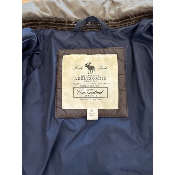 abercrombie and fitch A&F down puffer full zip jacket womens Medium - Picture 6 of 8